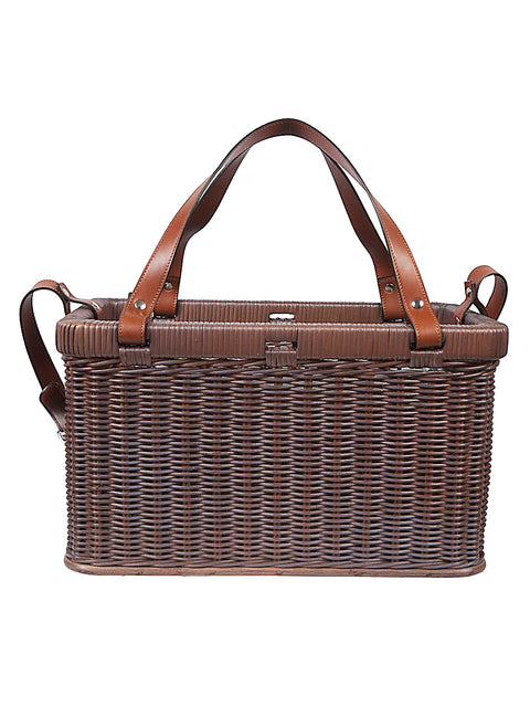 Brunello Cucinelli Brunello Cucinelli Wicker basket bag