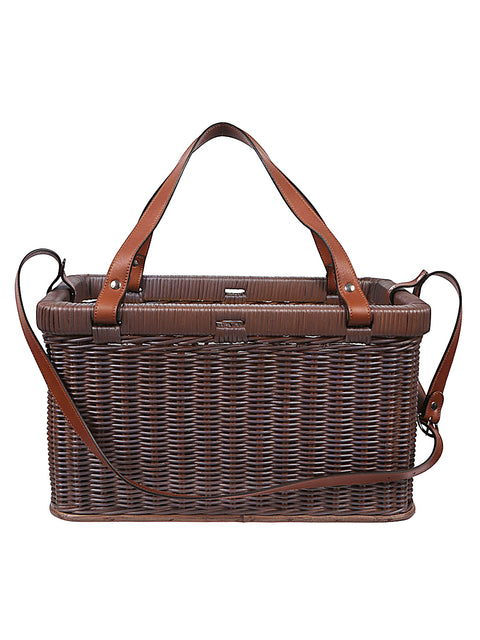 Brunello Cucinelli Brunello Cucinelli Wicker basket bag