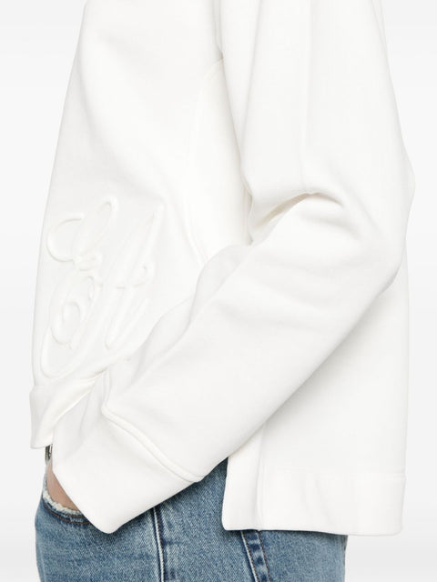 Emporio Armani Emporio Armani logo embroidered sweatshirt