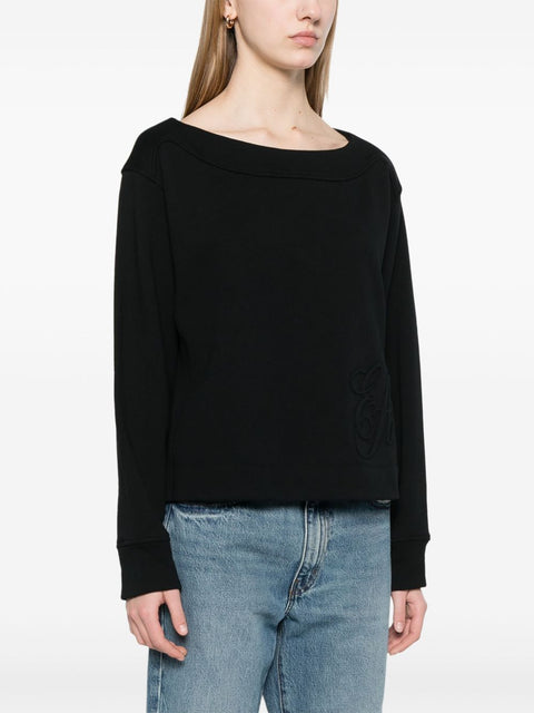 Emporio Armani Emporio Armani logo embossed sweatshirt