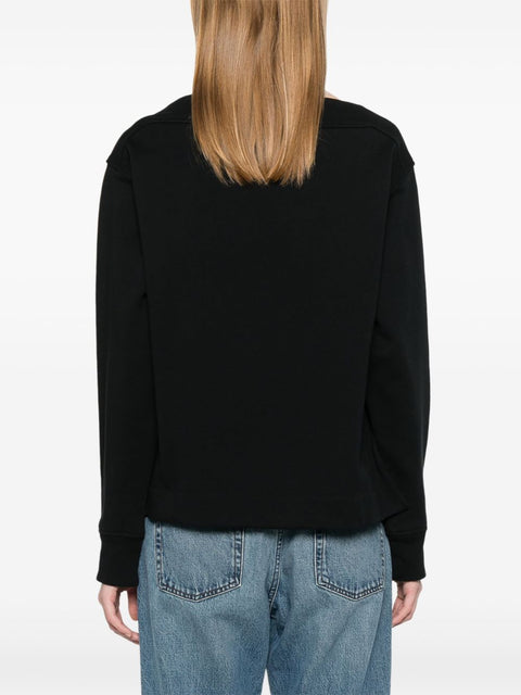 Emporio Armani Emporio Armani logo embossed sweatshirt
