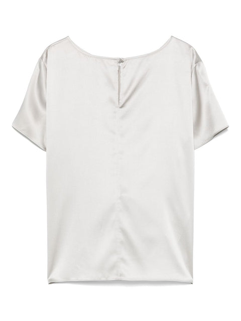 Emporio Armani Emporio Armani crewneck silk top