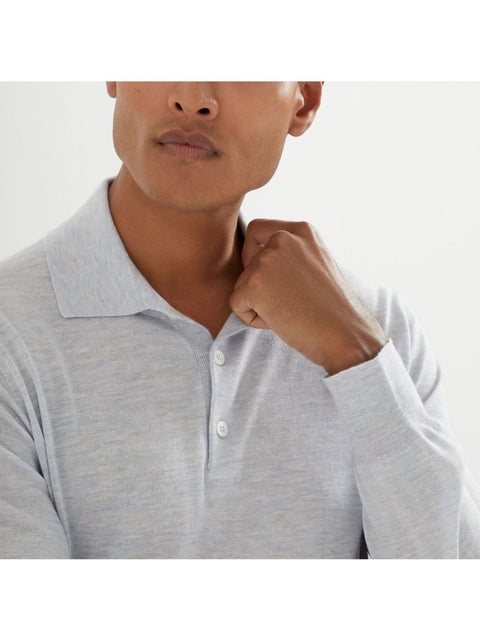 Brunello Cucinelli Brunello Cucinelli T-shirts and Polos Clear Blue