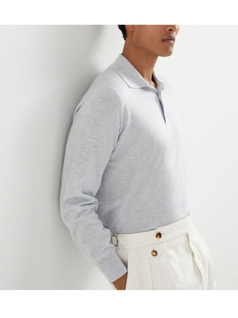 Brunello Cucinelli Brunello Cucinelli T-shirts and Polos Clear Blue