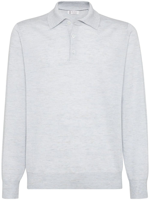 Brunello Cucinelli Brunello Cucinelli T-shirts and Polos Clear Blue
