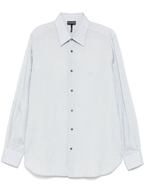 Emporio Armani Emporio Armani Shirts Clear Blue
