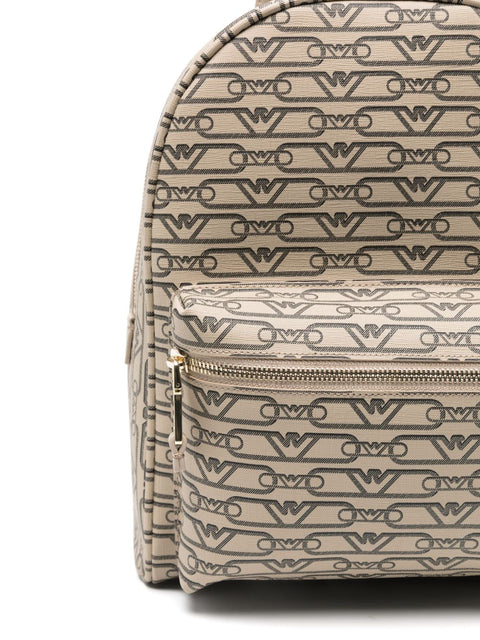 Emporio Armani Emporio Armani Mini backpack with monogram print