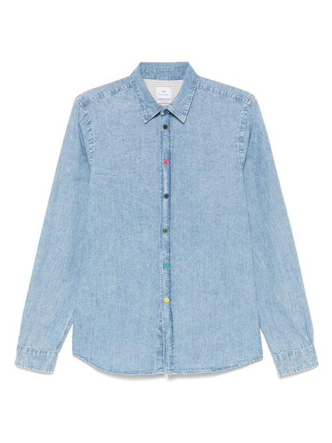 PS By Paul Smith PS By Paul Smith Shirts Clear Blue