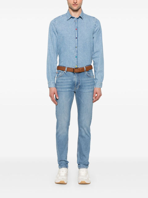 PS By Paul Smith PS By Paul Smith Shirts Clear Blue