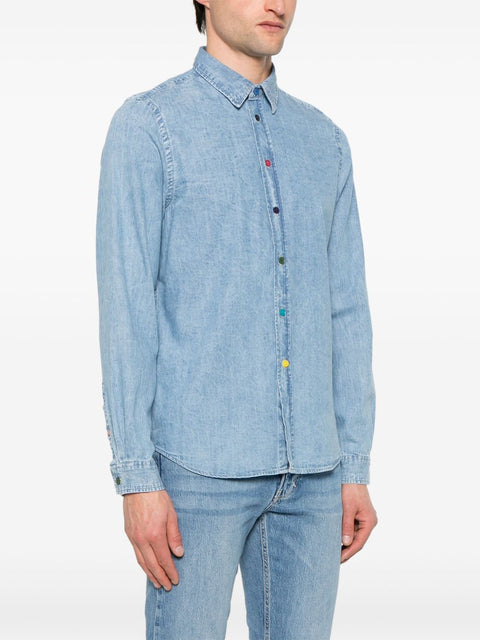 PS By Paul Smith PS By Paul Smith Shirts Clear Blue