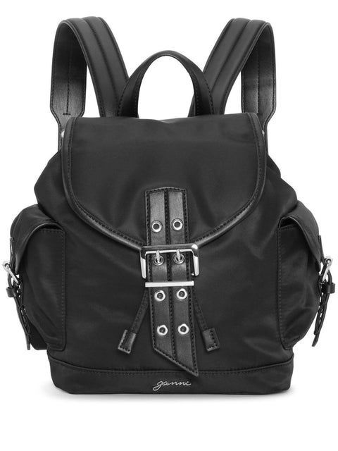 Ganni Ganni Small Bucky Nylon Backpack