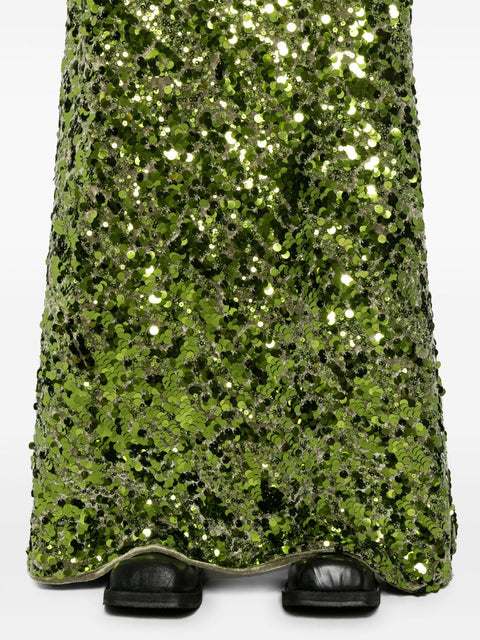 Ganni Ganni Sequinned Skirt