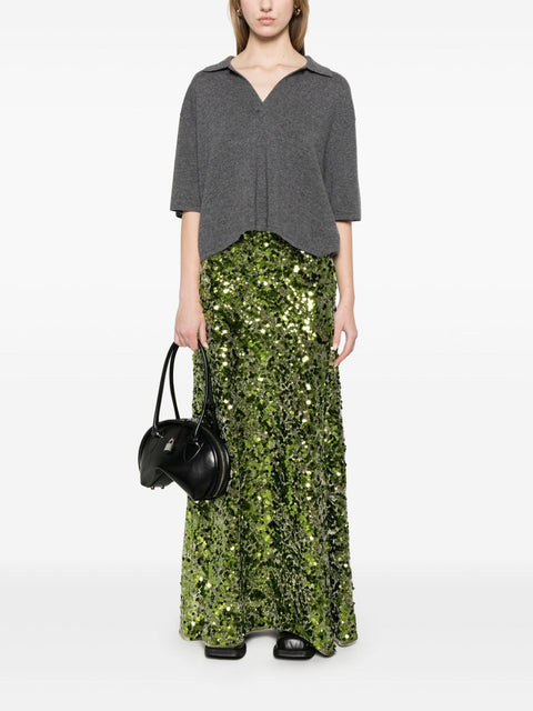 Ganni Ganni Sequinned Skirt