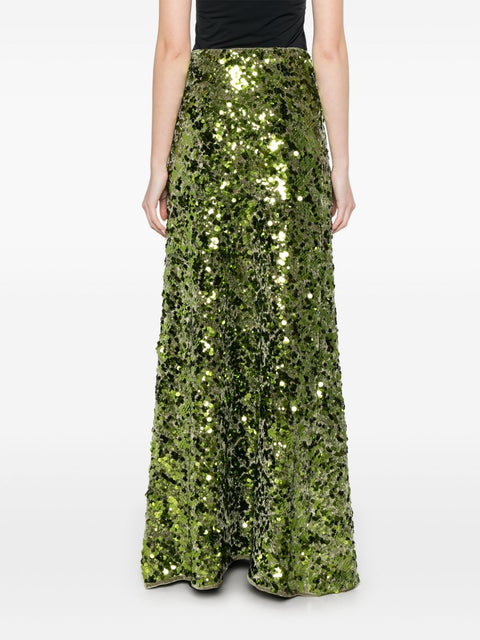 Ganni Ganni Sequinned Skirt