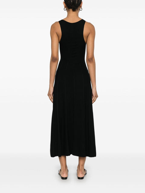 Emporio Armani Emporio Armani Seamless, links-stitch knit long dress