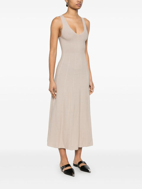 Emporio Armani Emporio Armani Seamless, links-stitch knit long dress