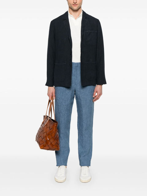 Emporio Armani Emporio Armani Trousers Clear Blue