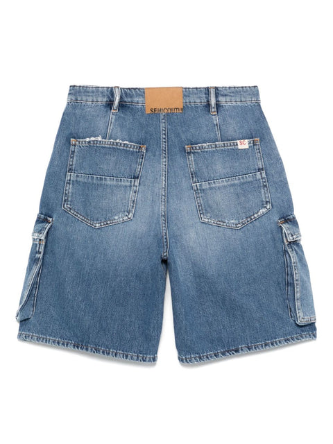 Semicouture Semicouture Shorts Clear Blue