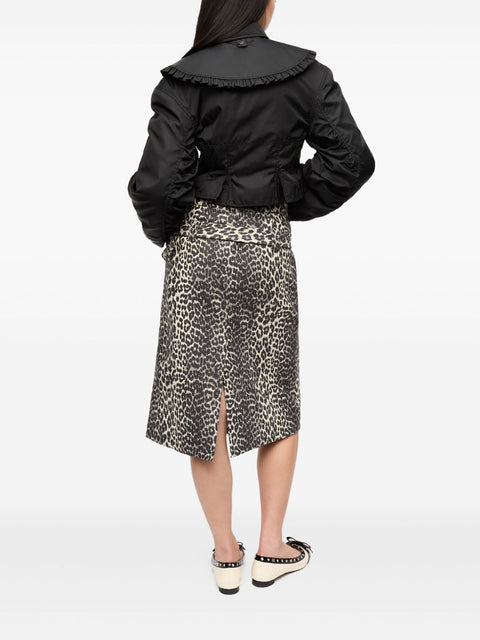 Ganni GANNI Coats Black