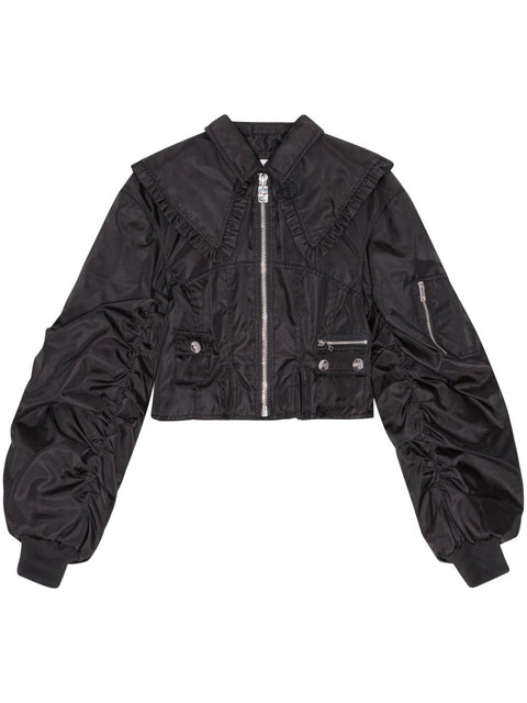 Ganni GANNI Coats Black