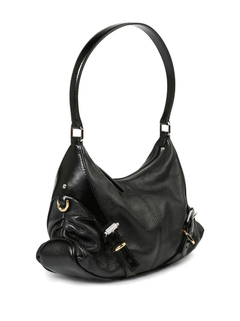 Givenchy Givenchy Voyou small textured-leather shoulder bag