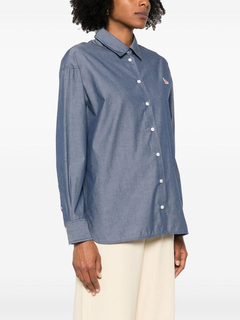 Maison Kitsune MAISON KITSUNE' Shirts Blue