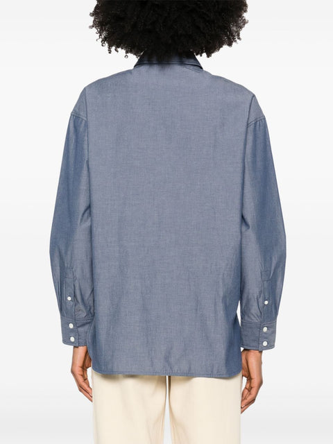 Maison Kitsune MAISON KITSUNE' Shirts Blue