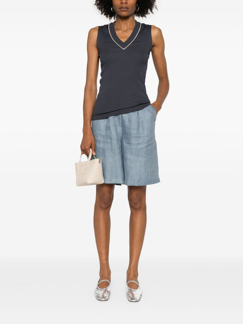 Brunello Cucinelli Brunello Cucinelli Top Blue