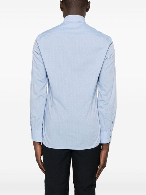 Emporio Armani Emporio Armani Shirts Clear Blue