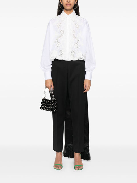 Ermanno Scervino Ermanno Scervino Lace detail cotton shirt