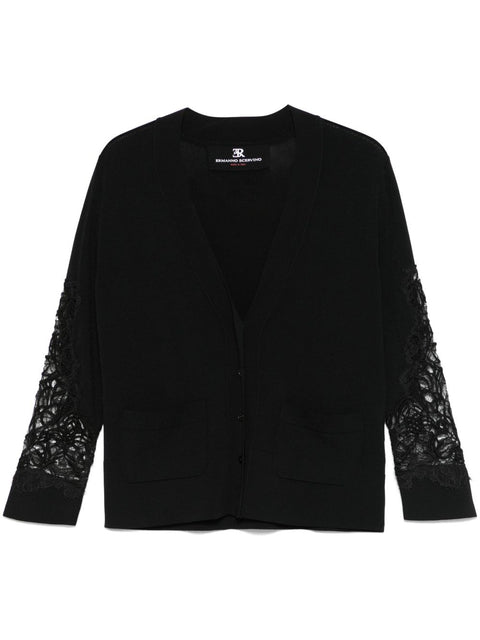 Ermanno Scervino Ermanno Scervino Cardigan With Lace Inserts
