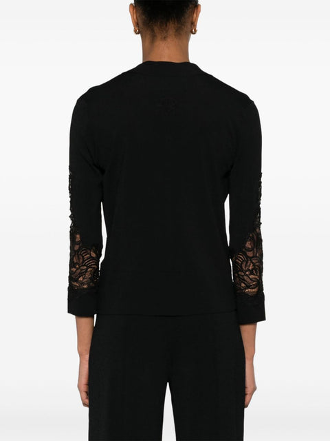 Ermanno Scervino Ermanno Scervino Cardigan With Lace Inserts