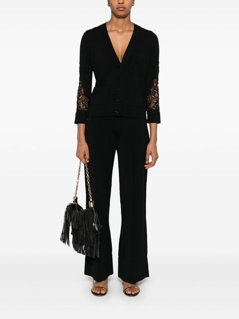 Ermanno Scervino Ermanno Scervino Cardigan With Lace Inserts