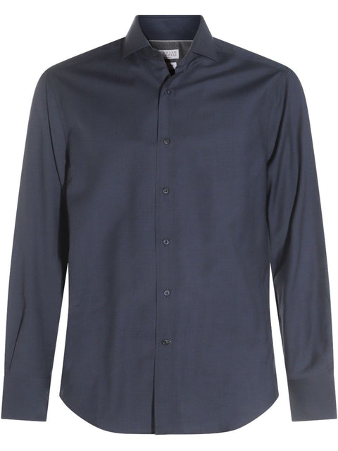 Brunello Cucinelli Brunello Cucinelli Shirts Blue