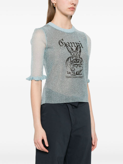 Ganni Ganni Bunny-detail top