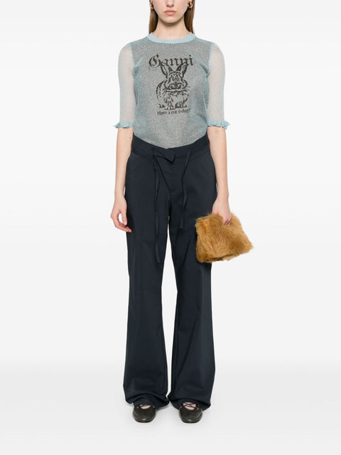 Ganni Ganni Bunny-detail top