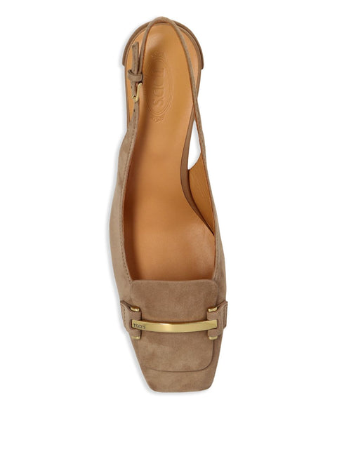 Tod'S Tod's Suede Slingback Pumps