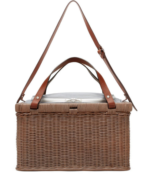 Brunello Cucinelli Brunello Cucinelli Wicker basket bag
