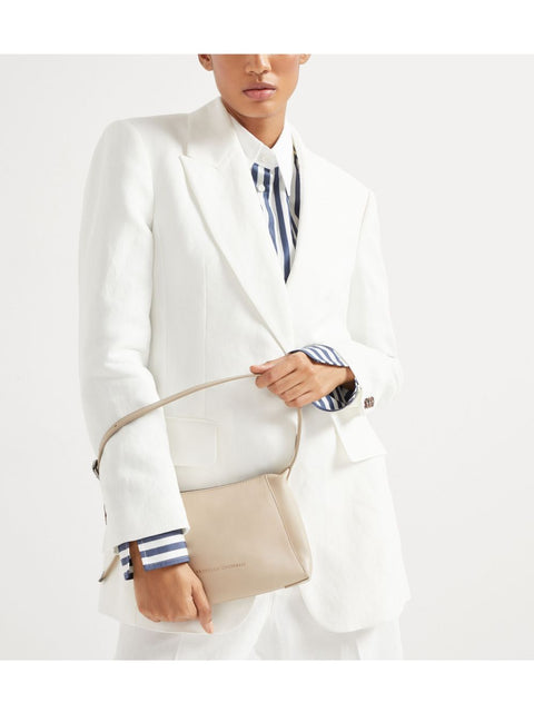 Brunello Cucinelli Brunello Cucinelli BC Duo leather shoulder bag