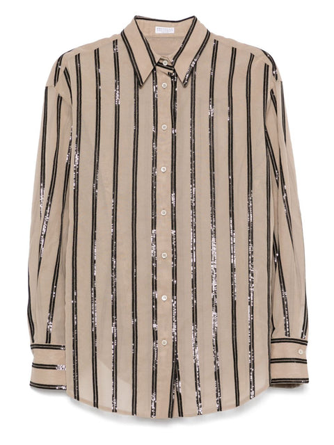 Brunello Cucinelli Brunello Cucinelli Shirts Brown