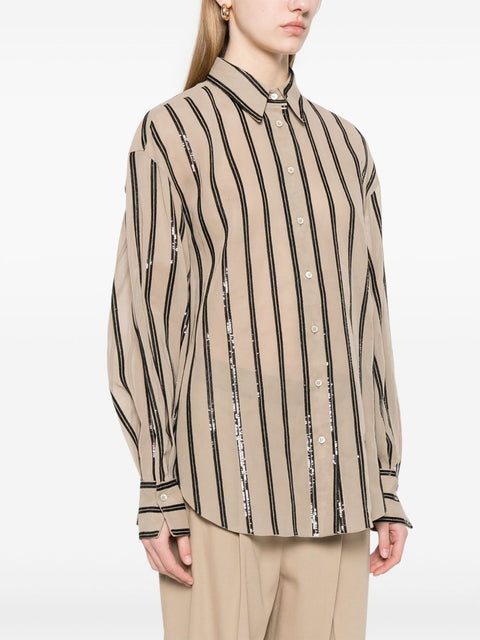 Brunello Cucinelli Brunello Cucinelli Shirts Brown
