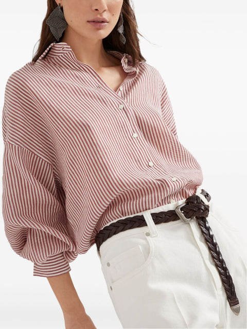 Brunello Cucinelli Brunello Cucinelli Shirts Bordeaux
