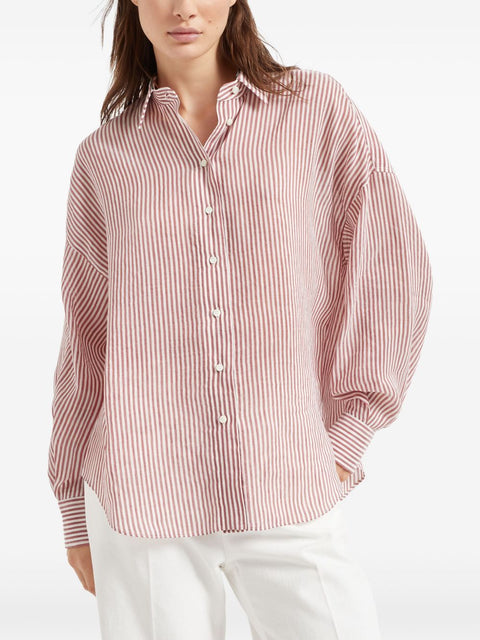 Brunello Cucinelli Brunello Cucinelli Shirts Bordeaux