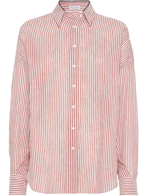 Brunello Cucinelli Brunello Cucinelli Shirts Bordeaux