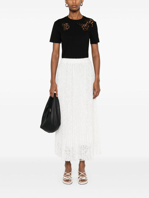 Ermanno Scervino Ermanno Scervino floral-embroidered Midi Skirt