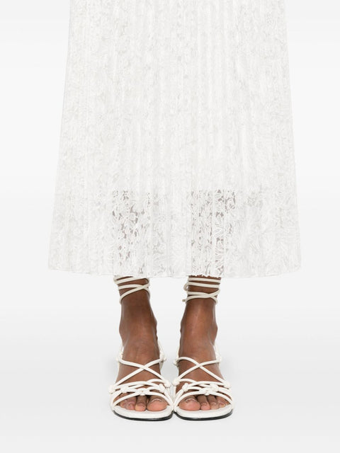 Ermanno Scervino Ermanno Scervino floral-embroidered Midi Skirt