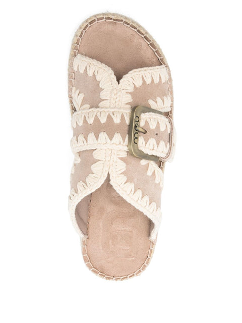 Mou Mou Sandals Beige