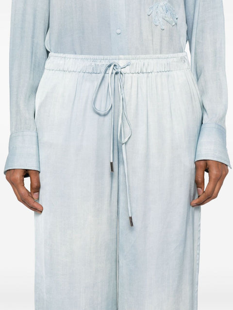 Ermanno Scervino Ermanno Scervino Denim Print Trousers