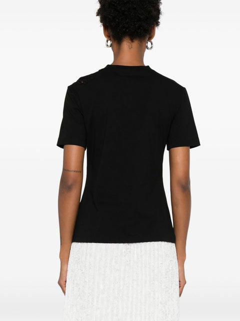 Ermanno Scervino Ermanno Scervino Lace detail cotton t-shirt