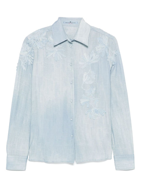 Ermanno Scervino Ermanno Scervino floral-embroidered Shirt